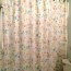 vintage bed sheet diy shower curtain
