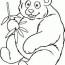 coloring pages a panda bear hd