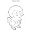 coloring page pokemon piplup