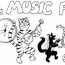 animals playing music instruments