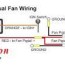 how to properly wire electric cooling fans