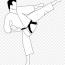 karate clipart karate tiger taekwondo