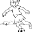 soccer kids coloring pages