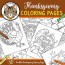 thanksgiving coloring pages made by