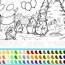 penguin happy new year coloring game