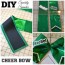 diy sparkly spandex cheer bow making