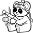 panda coloring pages 100 pictures