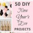 new year s crafts 50 decoration ideas