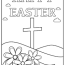 printable religious easter coloring