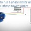 3 phase motor with 1 phase power supply