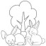 popular cute rabbit coloring pages