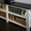 how to make a rustic console table