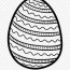 easter egg coloring page easter egg