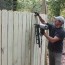 wood fence diy privacy fence installation