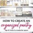 pantry organization tips ideas