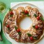 cinnamon roll wreath recipe food