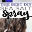 diy sea salt spray homemade sea salt
