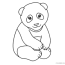 free printable panda coloring pages for