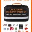 car roadside emergency safety kit